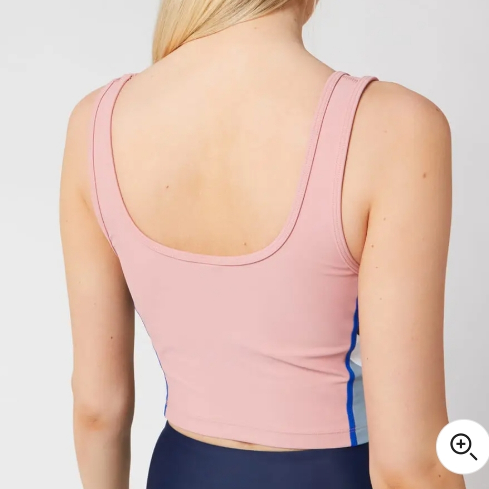 New P.E Nation Flex It Pink Pale Sports Bra Tank Top NWT Size XS - Picture 4 of 15